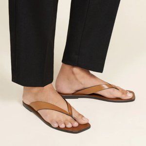 A.Emery Leather Thong Sandals